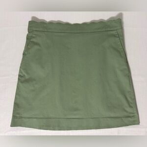 Brooks Brothers 346 Women’s Skirt Scalloped Pockets Short
Green Size 10